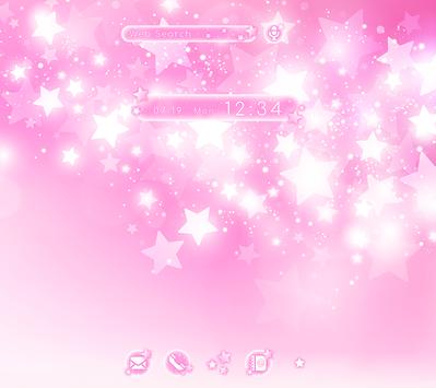 Cute Wallpaper Pink Star Theme For Android Apk Download
