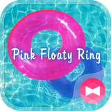 Pink Floaty Ring Thème +HOME APK