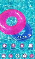 Pink Floaty Ring Affiche