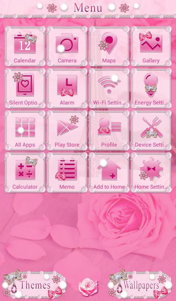 Android 用の ピンク壁紙アイコン Rose Paris 無料 Apk をダウンロード