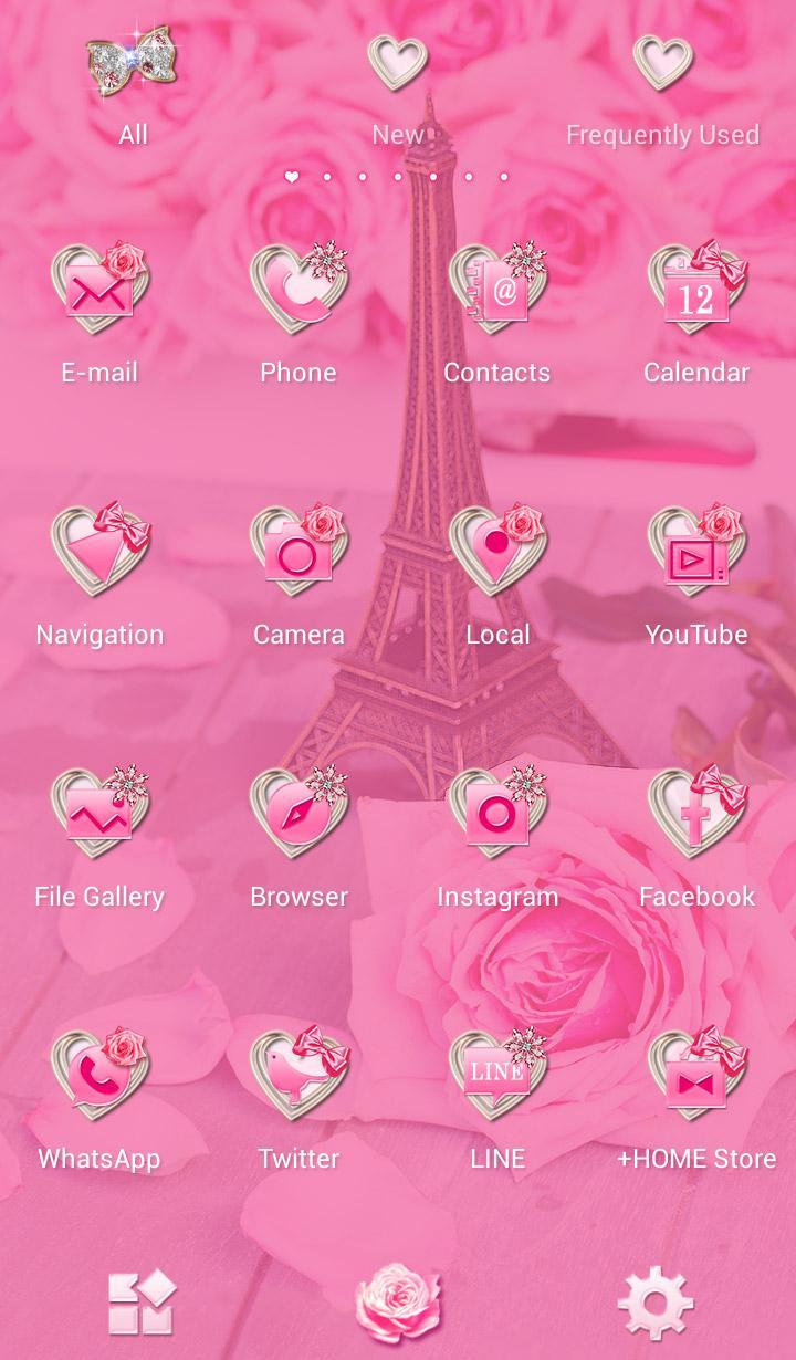 Android 用の ピンク壁紙アイコン Rose Paris 無料 Apk をダウンロード
