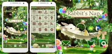 Симпатичные обои Rabbit's Nap