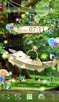 Cute Theme Rabbit's Nap الملصق