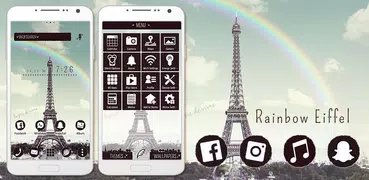 Rainbow Eiffel +HOMEテーマ