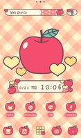 Poster Apples & Gingham Check Theme