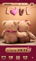 Teddy Bear Couple Plakat