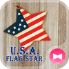 U.S.A. Flag Star +HOMEテーマ