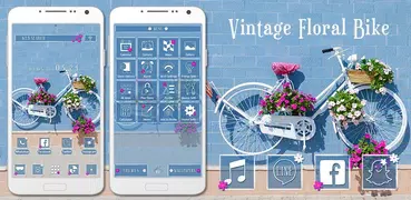 Vintage Floral Bike Theme