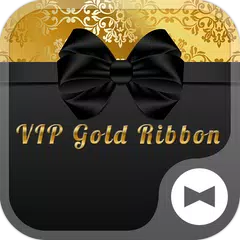 Stylish Theme-VIP Gold Ribbon- APK Herunterladen