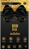 Stylish Theme-VIP Gold Ribbon- Affiche