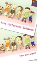 Find Differences - Clay models الملصق