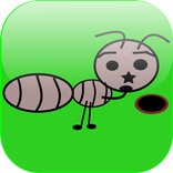 すね毛をペンペンしてアリさんを作るゲーム