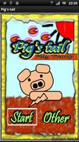 "Pig's tail" ～Play cards～ poster