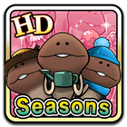 Mushroom Garden Seasons HD أيقونة