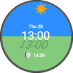 Sun & Moon Position Watch Face