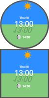 Sun & Moon Position Watch Face Affiche