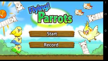 Flying! Parrots Affiche