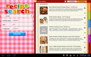 Recipe Search for Tab Affiche