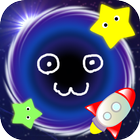 ぎゅんぎゅんブラックホール 宇宙のお菓子星を吸い込むゲーム！-icoon