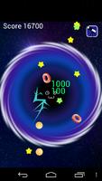 ぎゅんぎゅんブラックホール 宇宙のお菓子星を吸い込むゲーム！ imagem de tela 1