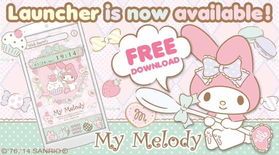 Android İndirme için My Melody Launcher Sugar Sweet APK