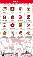 برنامه‌نما Hello Kitty Launcher "Ribbon" عکس از صفحه