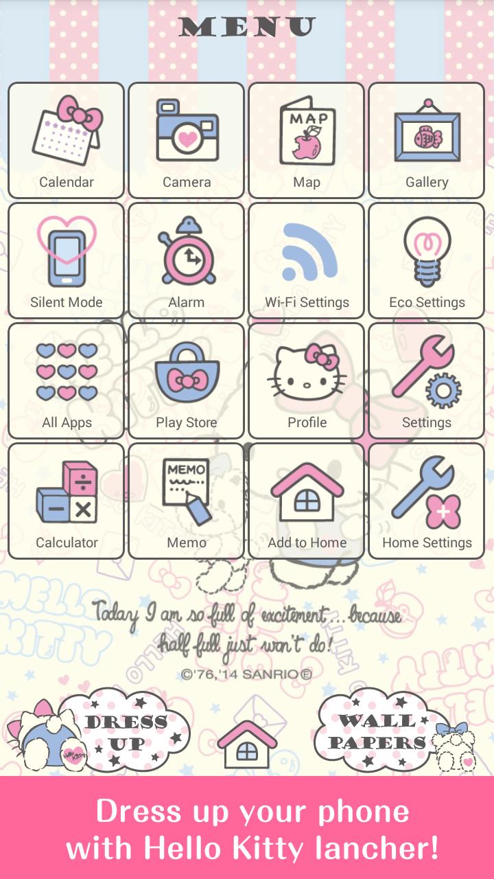 Android 用の ハローキティ タイニーチャム For Homeきせかえ Apk をダウンロード