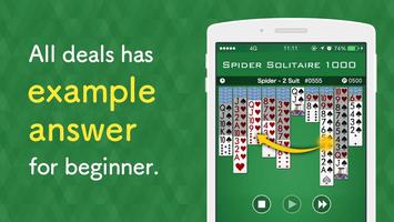 Spider 1000 - Solitaire Game اسکرین شاٹ 3