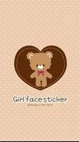 Girl's Face Sticker Shake3 اسکرین شاٹ 2