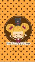 Girl's Face Sticker Shake1 스크린샷 2