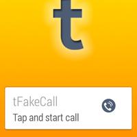 برنامه‌نما tFakeCall عکس از صفحه