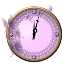 クリスタルアナログ時計ウィジェット icône