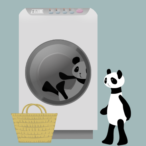 パンダ洗濯ライブ壁紙