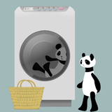 Panda washing Live Wallpaper APK