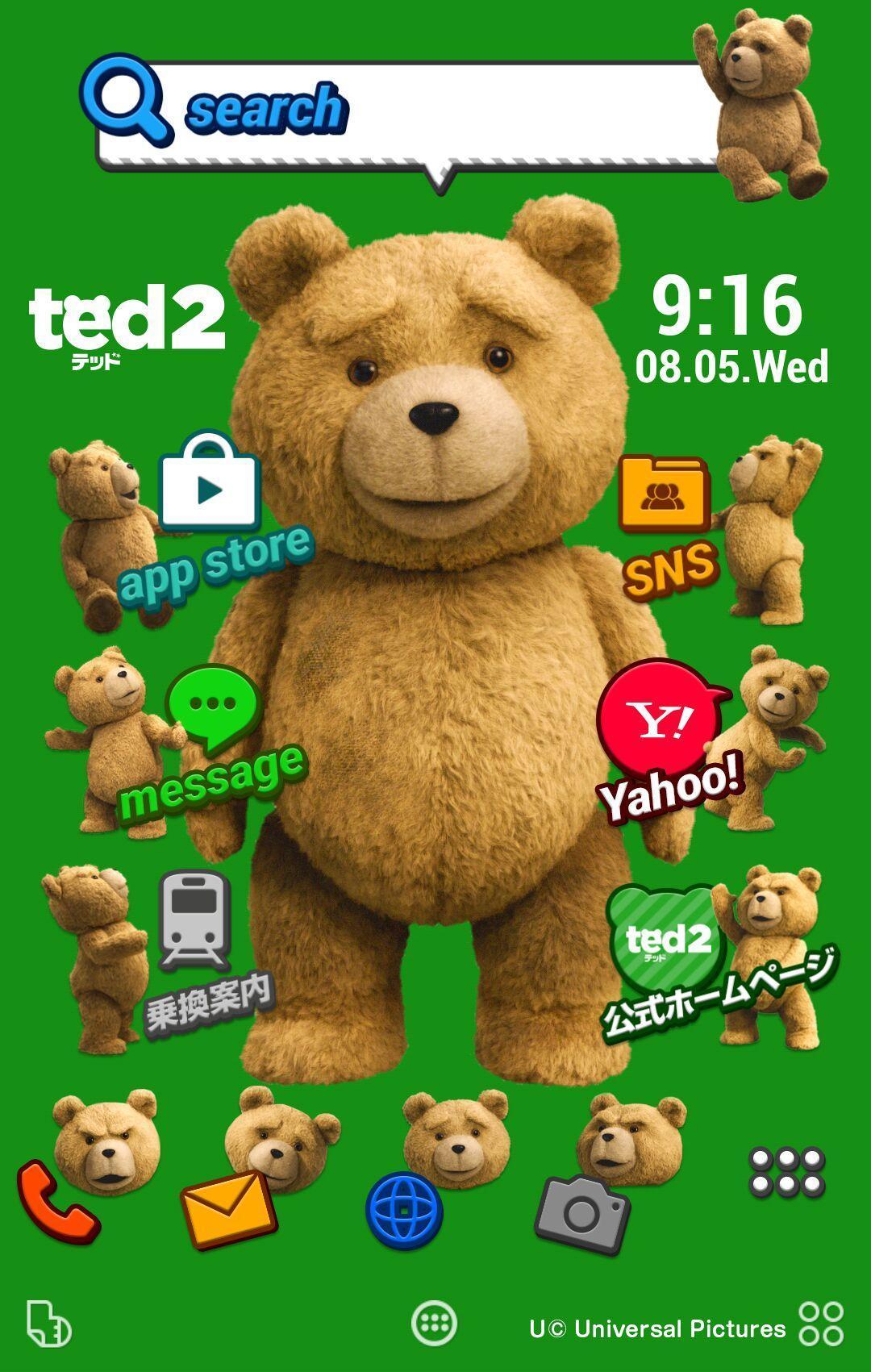 Android 用の Ted2 テッド2 壁紙きせかえ Apk をダウンロード