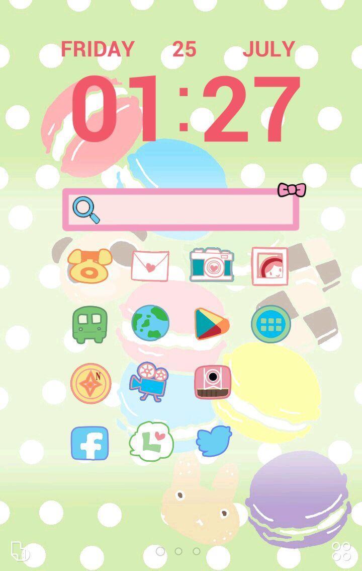 かわいいドットマカロン 壁紙 無料きせかえ Buzzhome For Android Apk Download