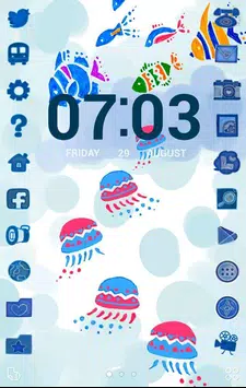 Android Icin かわいいクラゲたち 壁紙画像 無料きせかえ Buzzhome Apk Yi Indir