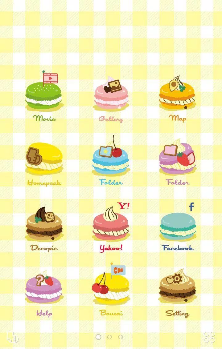 かわいいカラフルマカロン 壁紙きせかえ無料 Buzzhome For Android Apk Download