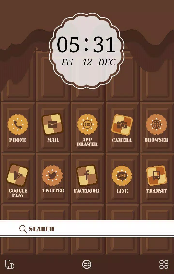 とろける板チョコ 壁紙アイコンきせかえ Cho Android Tải Về Apk