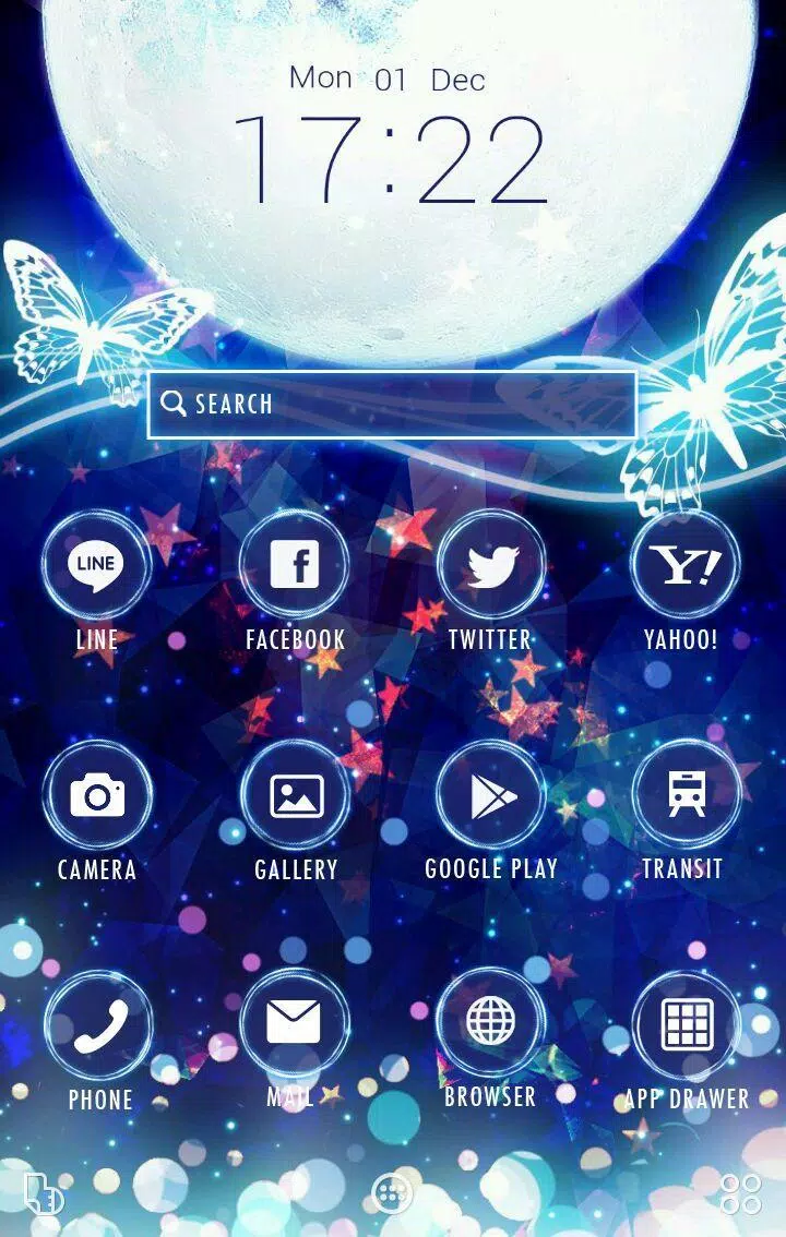 幻想ムーンバタフライ 壁紙アイコンきせかえ For Android Apk Download