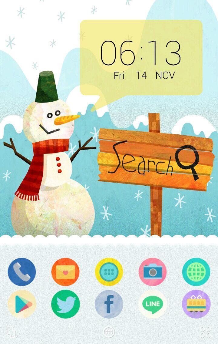 かわいい雪だるま 冬壁紙きせかえ Para Android Apk Baixar