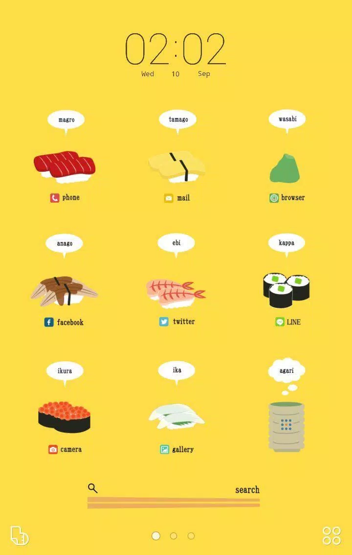 かわいいお寿司 壁紙画像 無料きせかえ Buzzhome For Android Apk Download