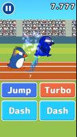 Athlete Penguin - Hurdle - पोस्टर