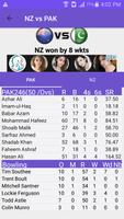 CricScore - Live cricket score 스크린샷 2