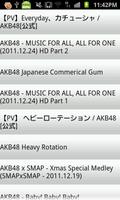 AKB48 Videos Cartaz