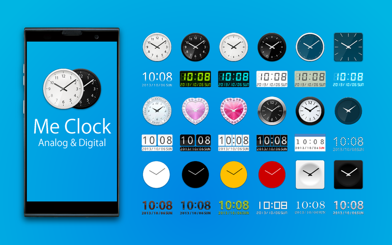 無料で 時計ウィジェット アナログ デジタル Me Clock アプリの最新版 Apk3 6をダウンロードー Android用 時計ウィジェット アナログ デジタル Me Clock Apk の最新バージョンをダウンロード Apkfab Com Jp