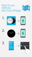 Flat design clock B -MeClock স্ক্রিনশট 1