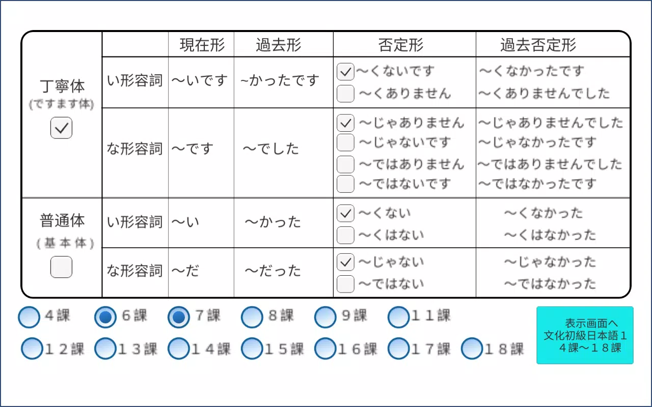 Descarga De Apk De 日本語形容詞活用 Flashcard 文化初級日本語 Para Android