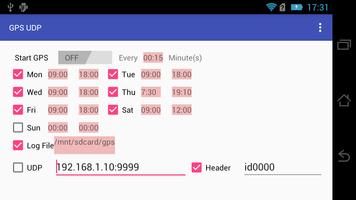 GPS UDP اسکرین شاٹ 1