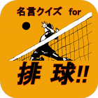 名言クイズ for 排球　ハイキュー!! أيقونة